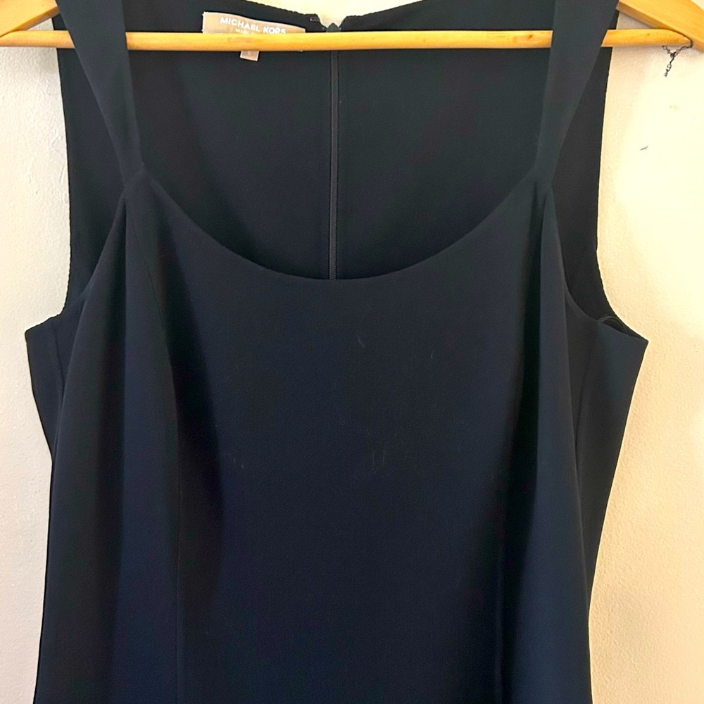 Micheal Kors Collection Sheath Side Split Midi form fitting Dress